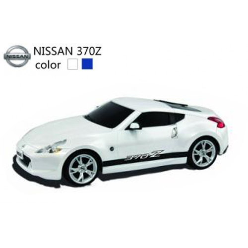 SQW8004-370Zw Машинка микро р/у 1:43 лиценз. Nissan 370Z (белый)